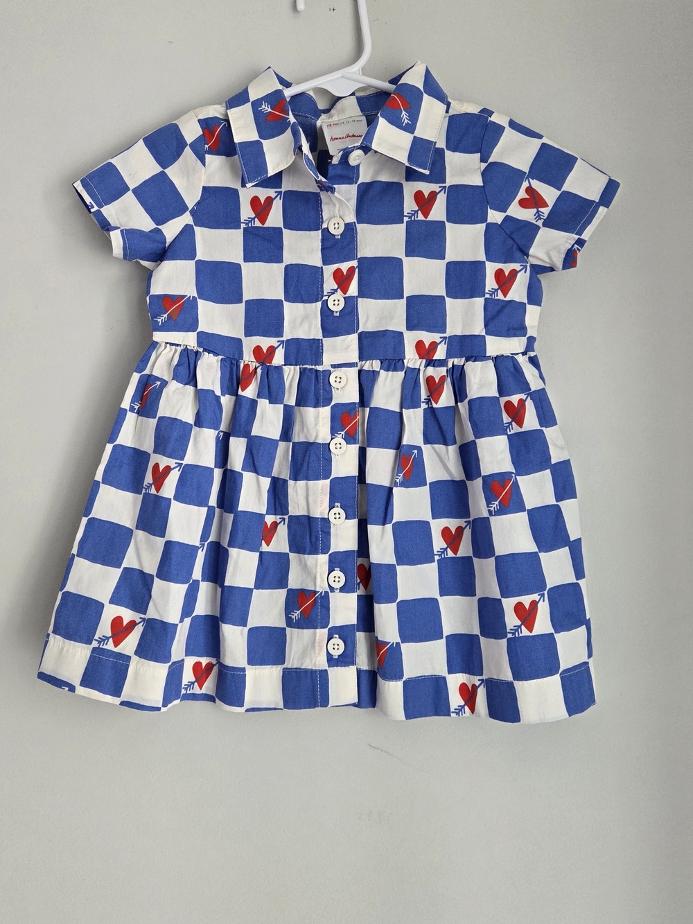 Hanna Andersson Checkered Heart Dress ❤️